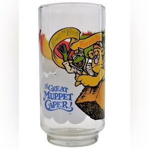 💕3/$30💕 Vintage 1981 McDonalds The Great Muppet Caper Glass Cup